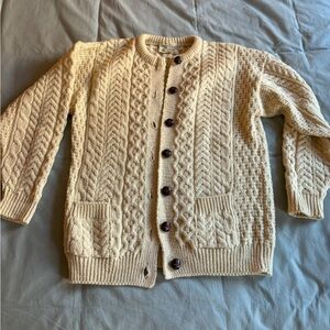 Irish wool sweater vintage